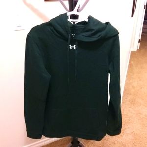 Under Armour Deep GREEN Cold Gear Medium TALL Hoddie